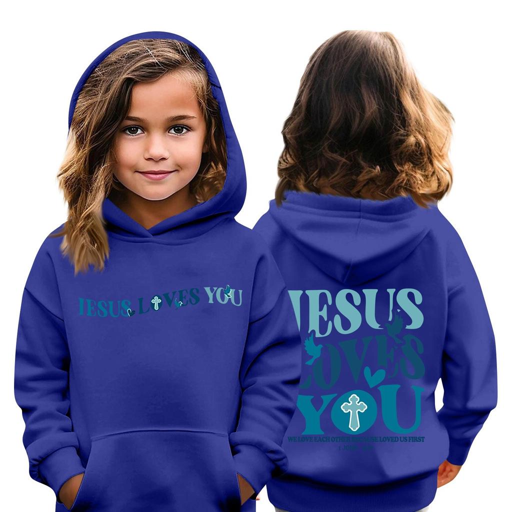 Детская толстовка с капюшоном для мальчиков и девочек, модная принтованная толстовка с длинными рукавами и карманом