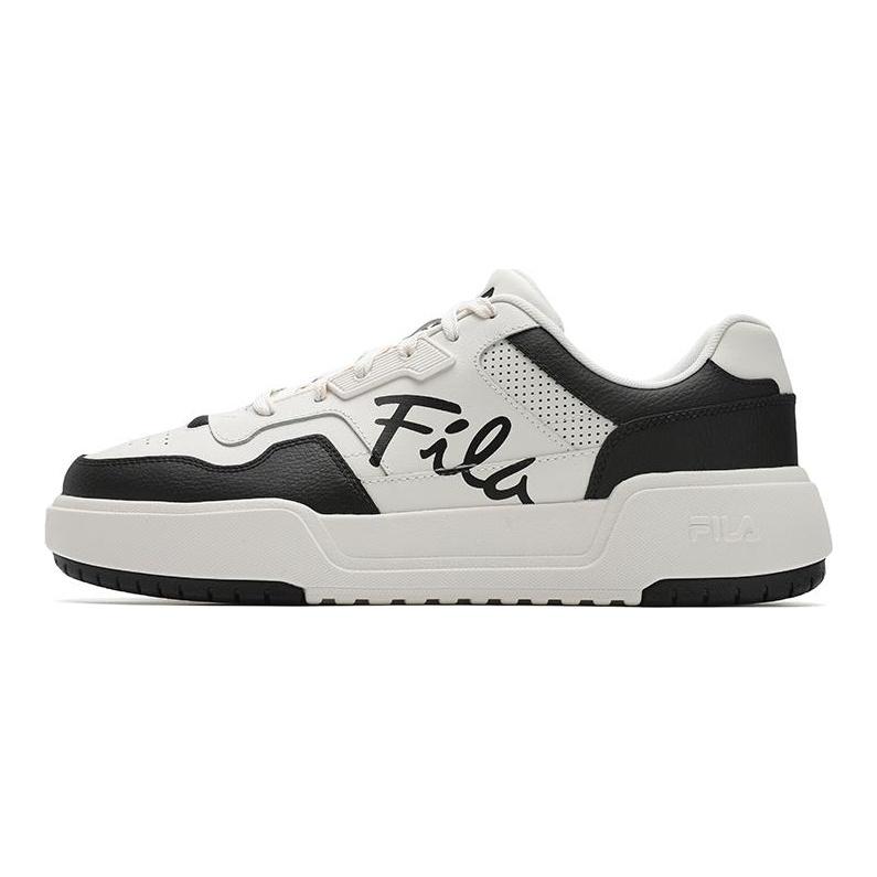 Fila Кеды Campus Square Модные Ретро Повседневные Удобные Универсальные Низкие Кеды для Скейтборда Мужские Кроссовки Черные Белые F12M512205FJB