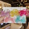 2PCS New Cute Transparent Color Princess Headwear Kids Elastic Hair Bands Children Hair Ropes Girls Hair Accessories