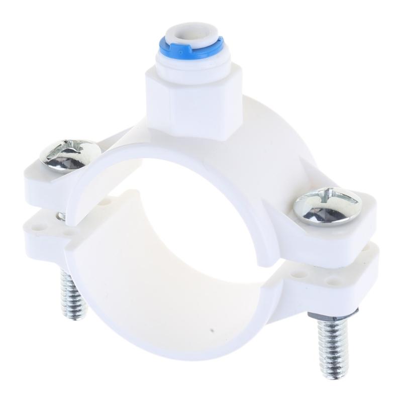 Быстросъемное соединение для шланга OD Система обратного осмоса для аквариума RO Вода 40мм Дренажный зажим для трубы отвода сточной воды Седельные клипсы