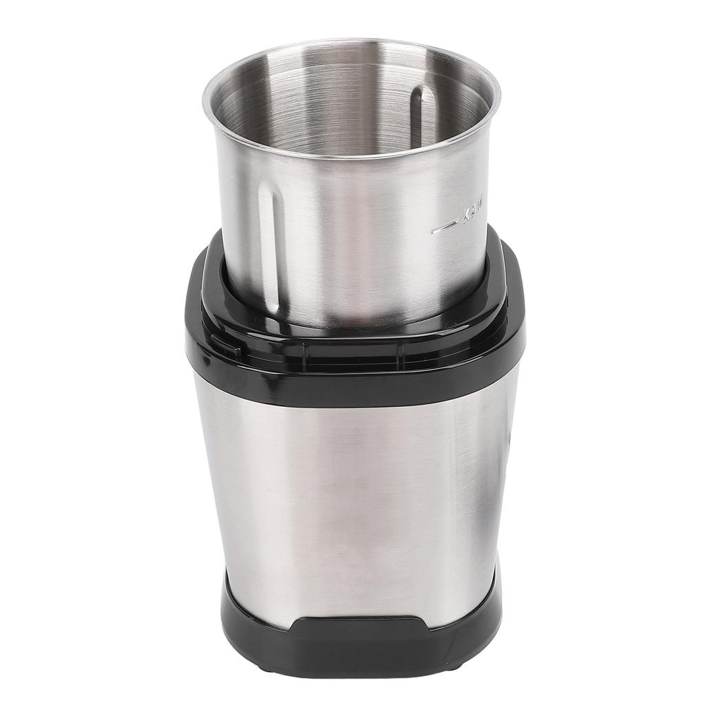Electric Coffee Grinder 200W 60g Large Capacity Stainless Steel Grinder Cup Nuts Spice Grinder for