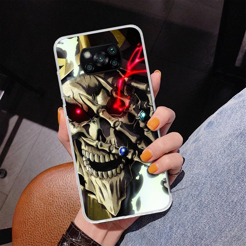 Overlord Anime Phone Case For Xiaomi Poco X7 X6 X5 Pro F7 Ultra Redmi 15C 15 13C 13 12C 12 10 10A 10C 9 9A 9C 9T Cover Poco X7 X