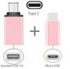 2 в 1 Type-C адаптер micro usb для Xiaomi Mi 8 Huawei P20 P10 Zuk Z2 Pro