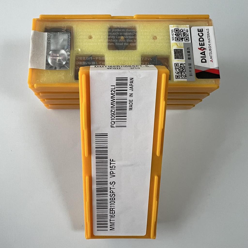 MITSUBISHI / MMT16ER110BSPT-S VP15TF / Carbide CNC Blade 10 Pcs
