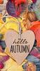 GLASS BOARD PANEL TABLETOP 30x52 AUTUMN