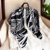 Elegant Striped Silk Scarf Luxury Women Shawl 90*90cm Women's Scarf Bandana