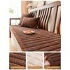 Thickened Corduroy Solid Wood Sofa Cushion, Autumn and Winter Anti Slip Mahogany Sofa Cushion, New Seat Cushion