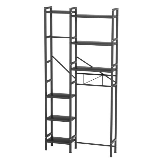Above Toilet Storage Rack, 3-Tier Over The Toilet Shelf, Freestanding Bathroom Organizer Adjustable Storage Shelf Space Saver Rack for Restroom