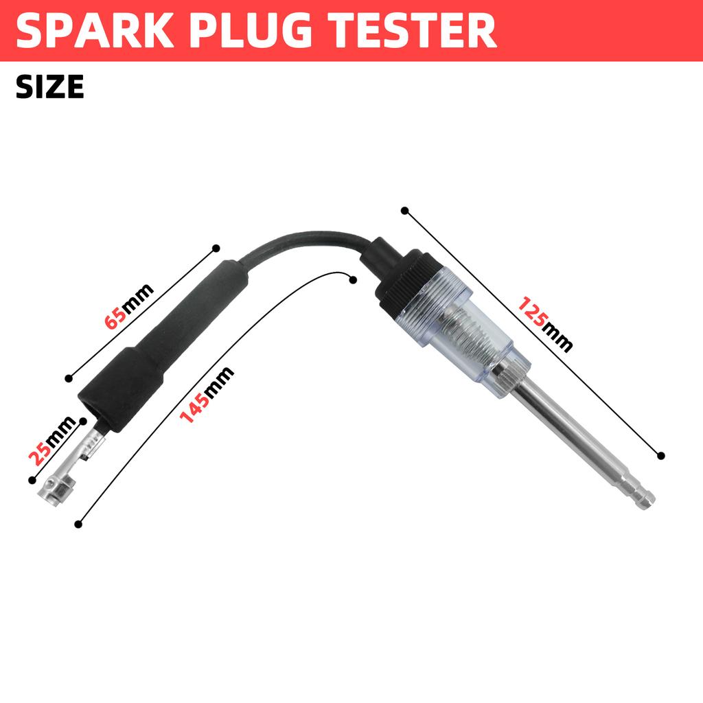 Автомобильный тестер свечей зажигания, 12 В, линейный тестер искры зажигания, проверка искры провода для Toyota и других автомобилей, диагностический тестер, инструмент