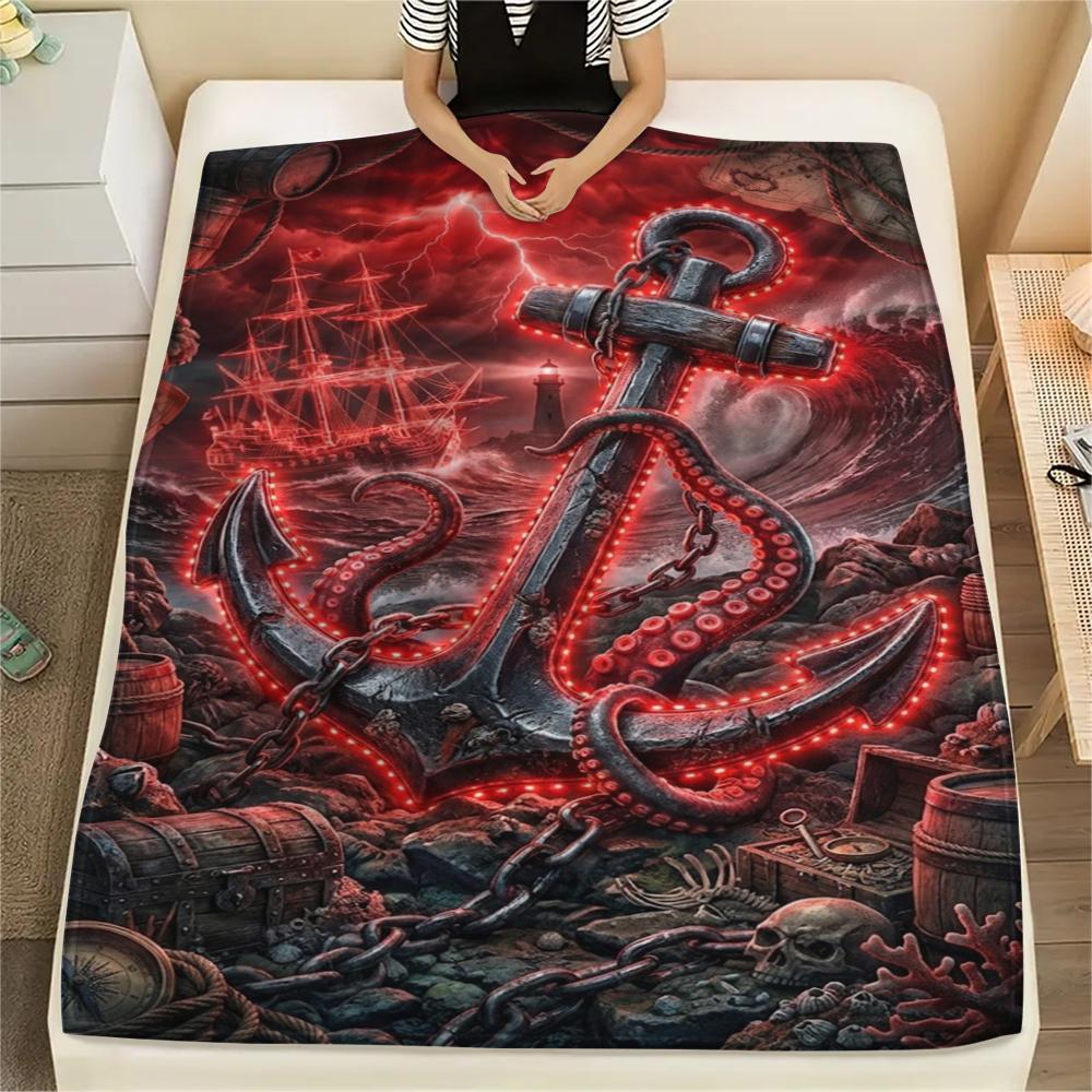 mechanical navigation elementsPrint Flannel Blanket,High quality Comfortable for All Seasons,Home Decor,Warmth and Comfort,Perfect for Christmas Gifts