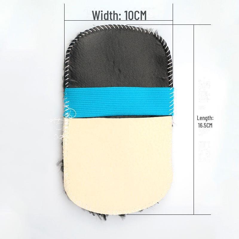 Перчатки для чистки автомобиля из шерсти и бархата в прозрачной сумке — идеально подходят для использования в автомобиле и дома