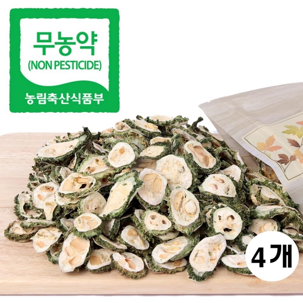 Daepung's Pesticide-Free Domestic Dried Bitter Melon Tea, Dried Fresh Bitter Melon Tea, Domestic, Direct from Farm, 4 pcs 200g