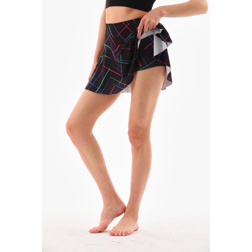 Crop Swimsuit With Shorts And Skirt