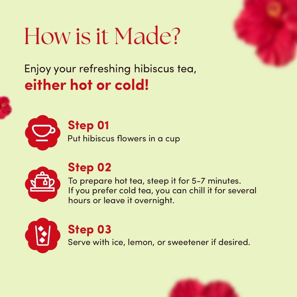 Чай из Гибискуса (50 г), Hibiscus Tea, Tea Heaven