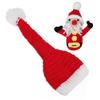 Red Baby Photography Props Hat Doll Handcrafted Newborn Christmas Santa Claus Photo Props