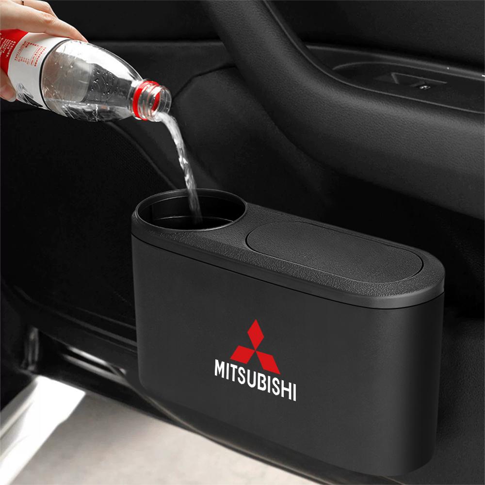 Автомобильная мусорка Подвесной контейнер для мусора и пыли в автомобиле Ящик для хранения Мусорное ведро Для Mitsubishi RalliArt outlander pajero l200 galant