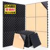 AUSLET 24 Sheets Sound Absorbing Extra Thick Soundproofing Material with X X Inches X 30 X 3 Soundproofing Sound Absorption Soundproofing