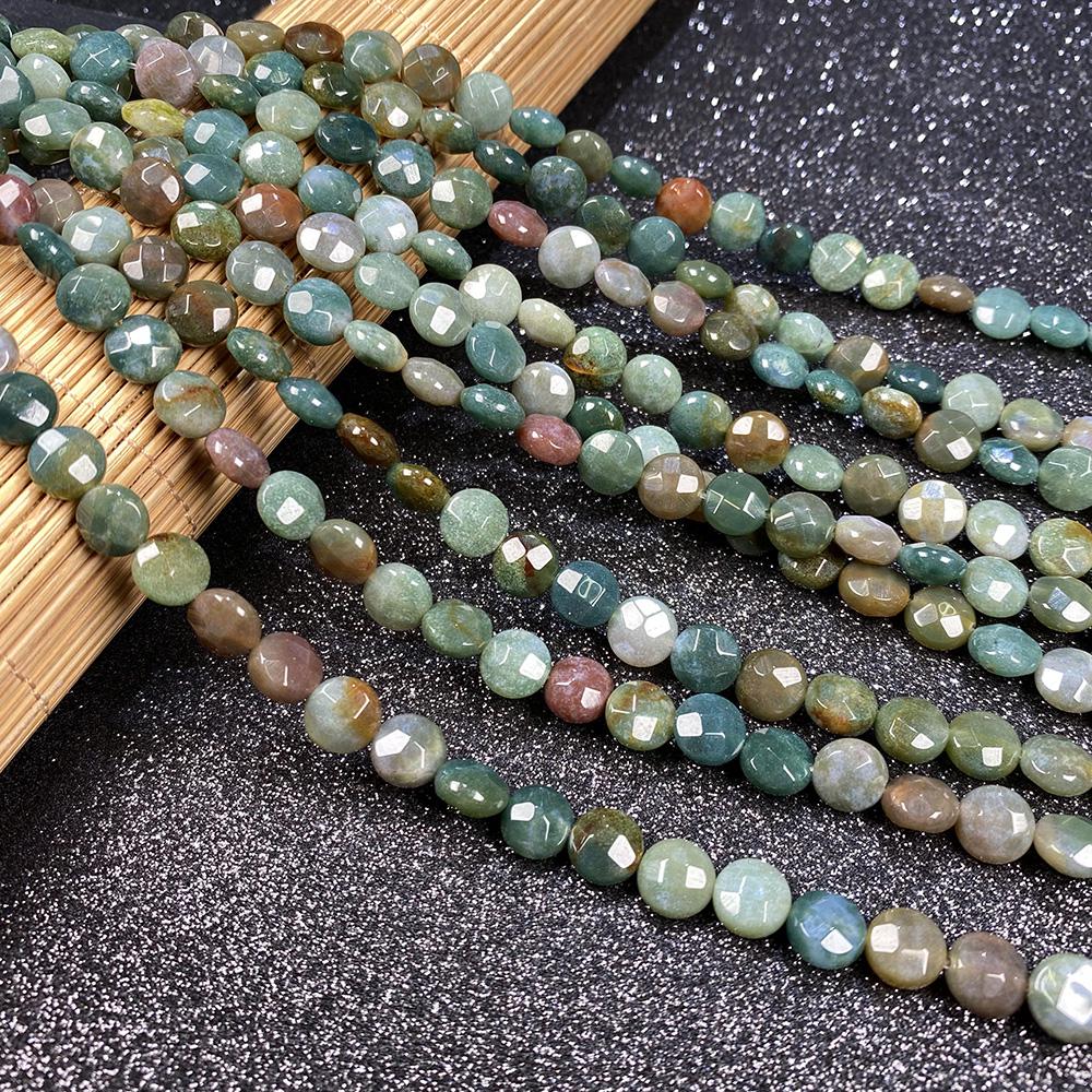 Бусины из натурального камня розовый кварц/унакит граненые бусины для изготовления ювелирных изделий DIY ожерелье браслет серьги аксессуар