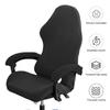 Zipper Chair Cover Thickened Elastic Gaming Chair Cover with Zipper Closure Protection for Computer Office Seat Wear-resistant
