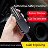 2 in 1 Car Safety Hammer Seatbelt Cutter Emergency Glass Window Breaker For Morris Garages GT MG3 MG6 MG5 MG7 GS Pilot HS ZS ZX