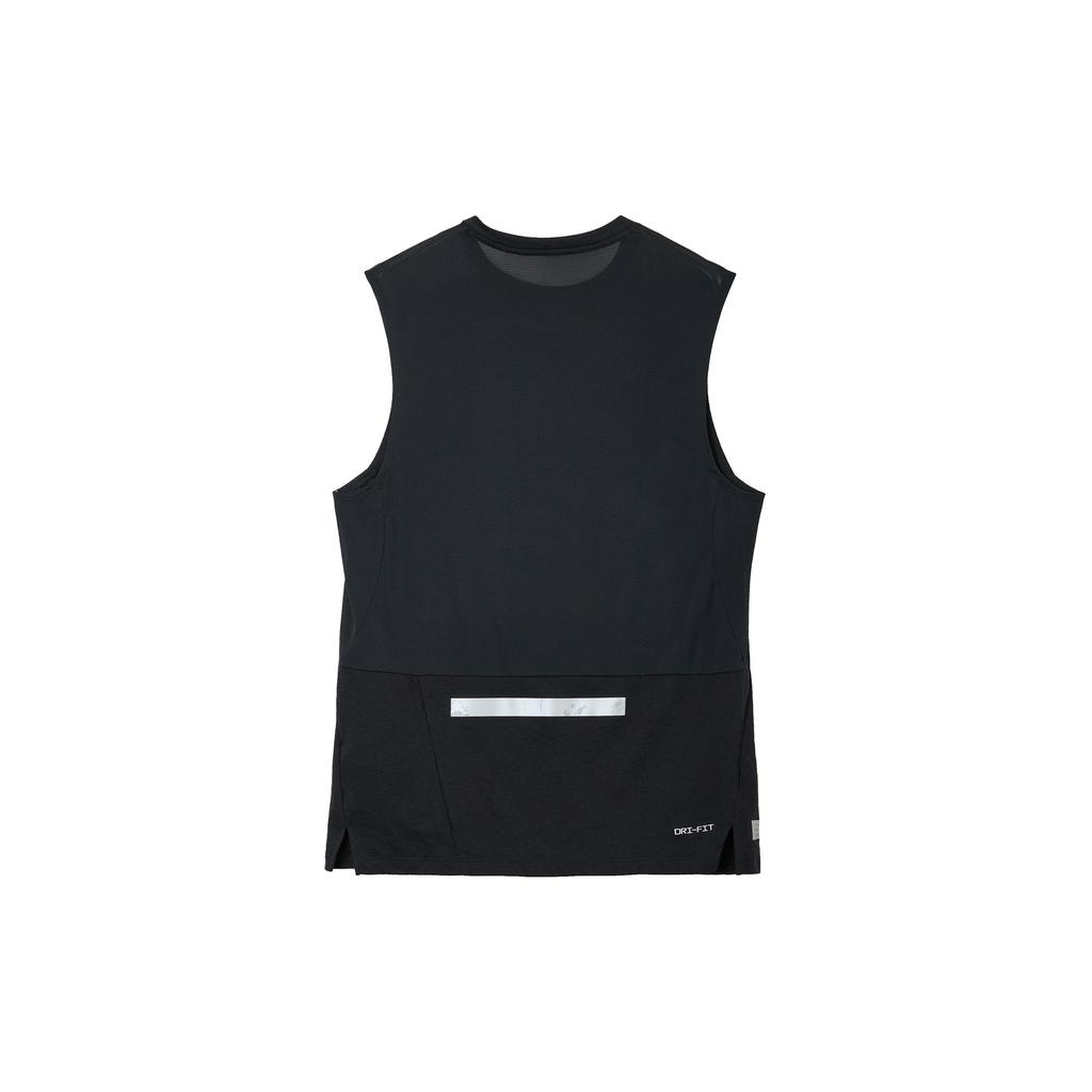 Nike Dri-FIT Run Division Rise 365 Тренировочный жилет для бега без рукавов Мужские топы Черный DX0852-010
