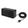 PC Speaker Usb Small for Laptops for Computers Usb Connection Wired Usb Power Supply Bass One Black HM05-5007 [one Diaphragm, Speaker]
