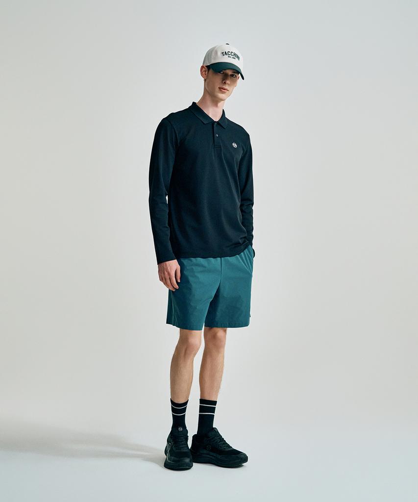 Мужская рубашка-поло SERGIO TACCHINI с длинным рукавом