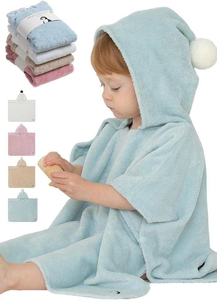 Konny Baby Hooded Towel Prevents Bathing from Getting Bath For Hooded Bath For Babies 0 To 3 Years Old (Konny) Eco-Tex Certified, Cold, Soft,