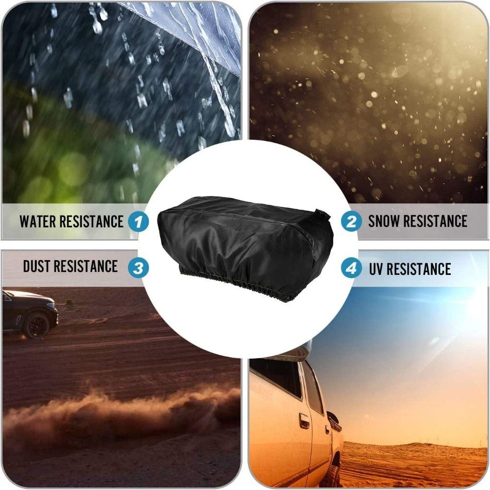 Outdoor Soft 600D Fasten Winch Cover Hood Rainproof Protective Case