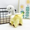 Dinosaur Doll Plush Toy with Banana Symbol of Wealth Good Luck Soft Super-Soft Fabric Doll Year of Horse Doll