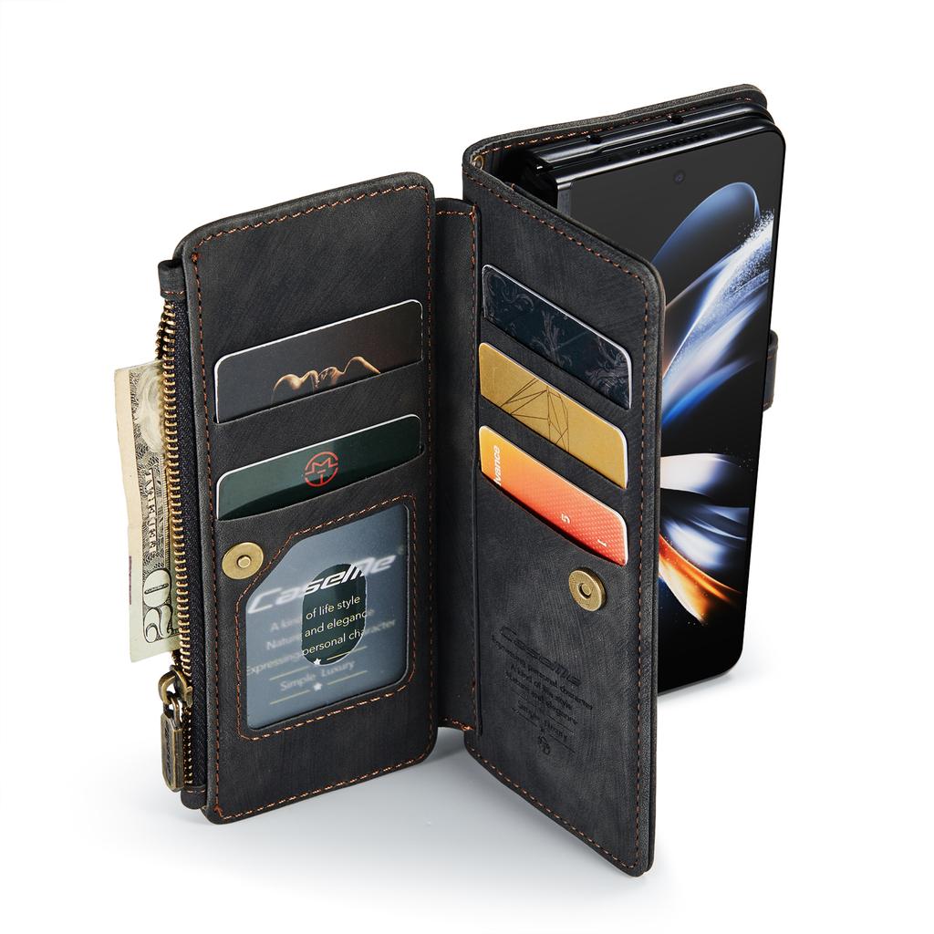 Shockproof Full Body Protective Wallet Bag Case For Samsung Galayx Z Fold 4 5g Fold4 Fold3 Fold 3 S23 Ultra S22 Plus S21 Fe