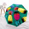 1pc Pineapple Pattern Automatic Opening/Closing Umbrella with Operation & Windproof Canopy - Folding Design, Holiday Gift yy260225146