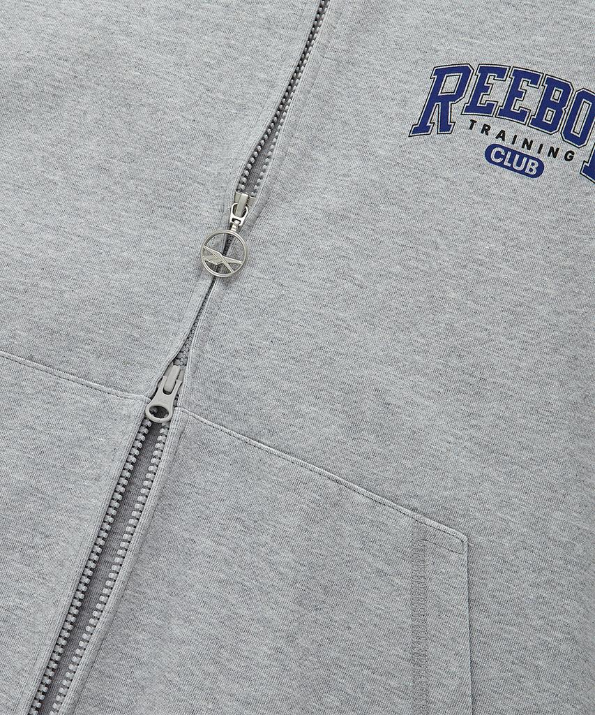 Reebok Толстовка на молнии Rtc - Серая