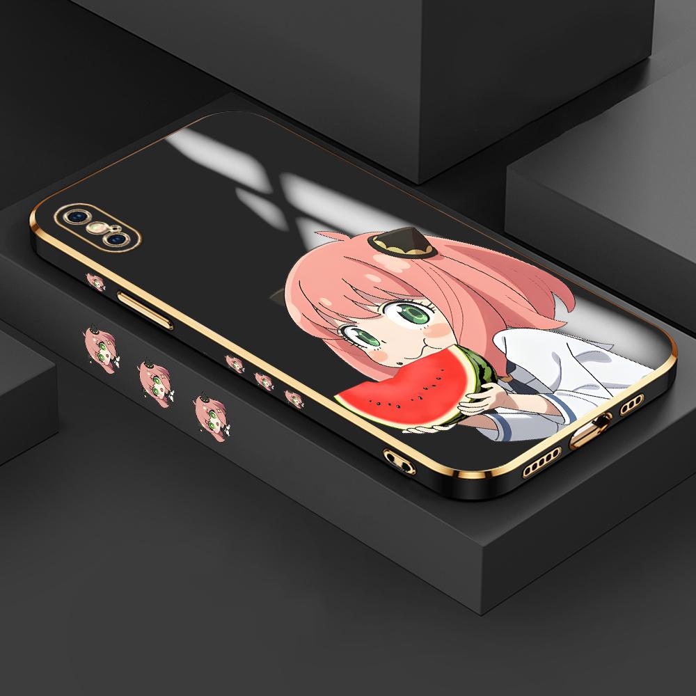 Чехол с милым узором «Аня» для iPhone 11, 12, 13, 14, 15 Pro Max, чехол для телефона Samsung Galaxy A51 A12 A32 A52 Xiaomi Redmi 10 10C