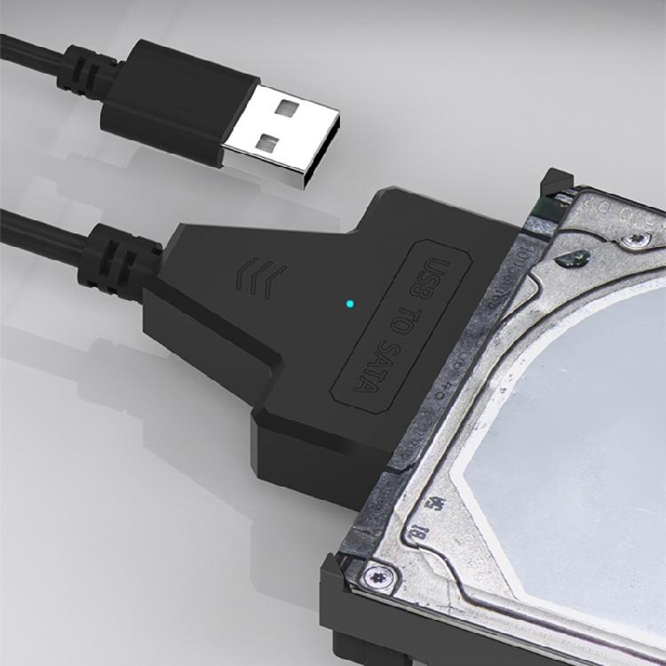 Двойной USB3.0 к Serial ATA Кабель-конвертер Провод длиной 30 см 5 Гбит/с Стабильная передача данных для 2,5/3,5-дюймового внешнего жесткого диска