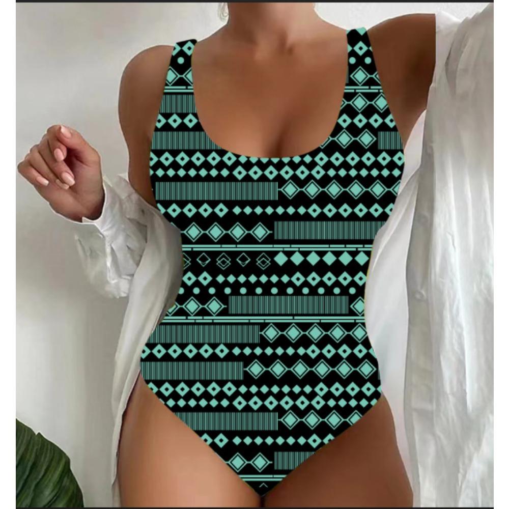 Цельный сексуальный купальник с высокой талией, женский тонкий и консервативный купальник большого размера, пляжный приморский купальник, бикини