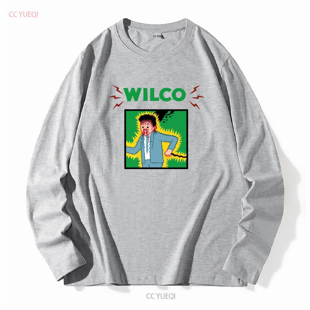 Редкая футболка Wilco из хлопка для фанатов, все размеры от S до 5XL, базовая, винтажная, стиранная, эластичная, уличная мода, мужская, модная, универсальная