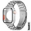 Ремешок + чехол для Apple Watch 11 10 42 мм 46 мм 9 8 7 41 мм 45 мм Металлический ремешок Корпус из поликарбоната для iWatch Series 6 5 4 SE 40 мм 44 мм