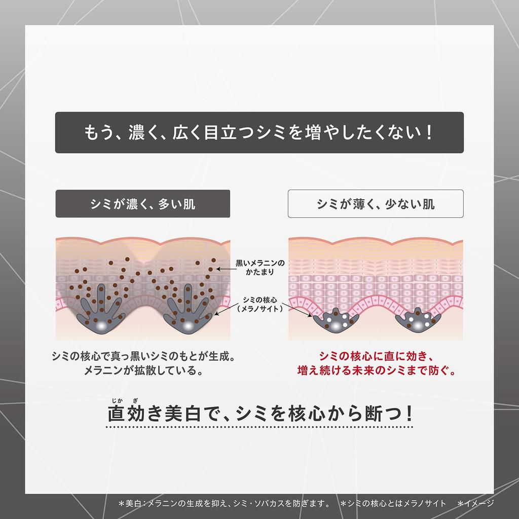 ONE BY KOSE Melano Shot W Replacement Большой размер 65 мл Отбеливающая сыворотка Отбеливание Увлажнение Койевая кислота Пятна Веснушки [Квази-лекарство]