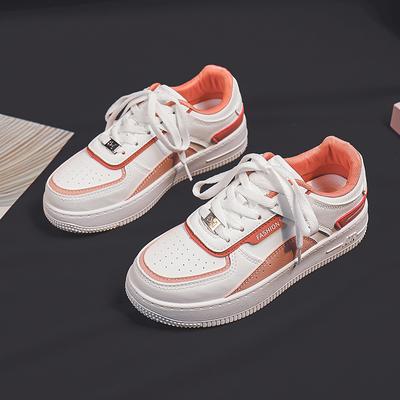 Женские кроссовки весна-осень новые повседневные универсальные дышащие удобные на платформе студенческие спортивные цветные белые туфли