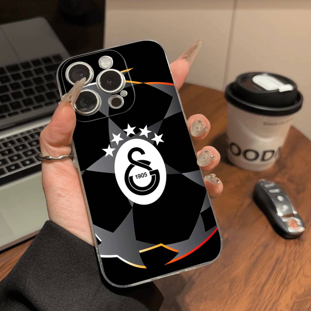 Футбольная команда Галатасарай Чехол для телефона для IPhone 17 16 15 14 13 12 11 Pro Max Plus Мягкий чехол Персонализированный Сделай сам