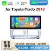 Navigation GPS Wireless Carplay Car Video for Toyota Prado 2018 Radio Player 12.3 Inch Autoradio Bluetooth Cooling Fan Head Unit
