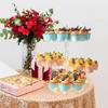 4 Tiered Acrylic Cupcake Holder Stand With LED String Light Dessert Display Tower For Wedding Birthday Party Decoration