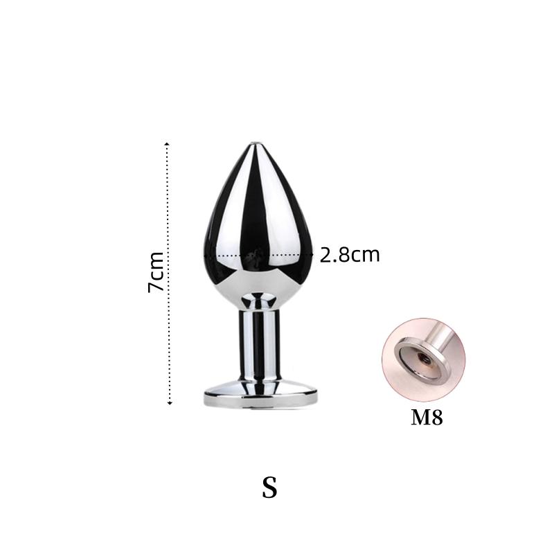 BDSM Faux Fox Tail Anal Plug with Removable Smooth Butt Plug for Men Women Role-playing Adult Games Sex Toys