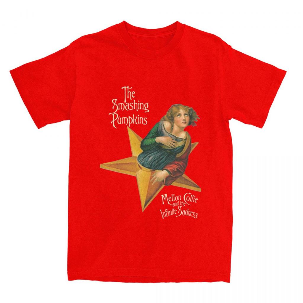 Футболка The Smashing Pumpkins Пляжная Mellon Collie and the Infinite Sadness YK Футболки Хлопковая Футболка Для Унисекса Топ Футболки
