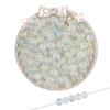 50Pcs 8mm Multicolor Transparent Frosted Glass Loose Beads With Gold Foil For Jewelry Decoration Making DIY Necklace Bracelet Earring