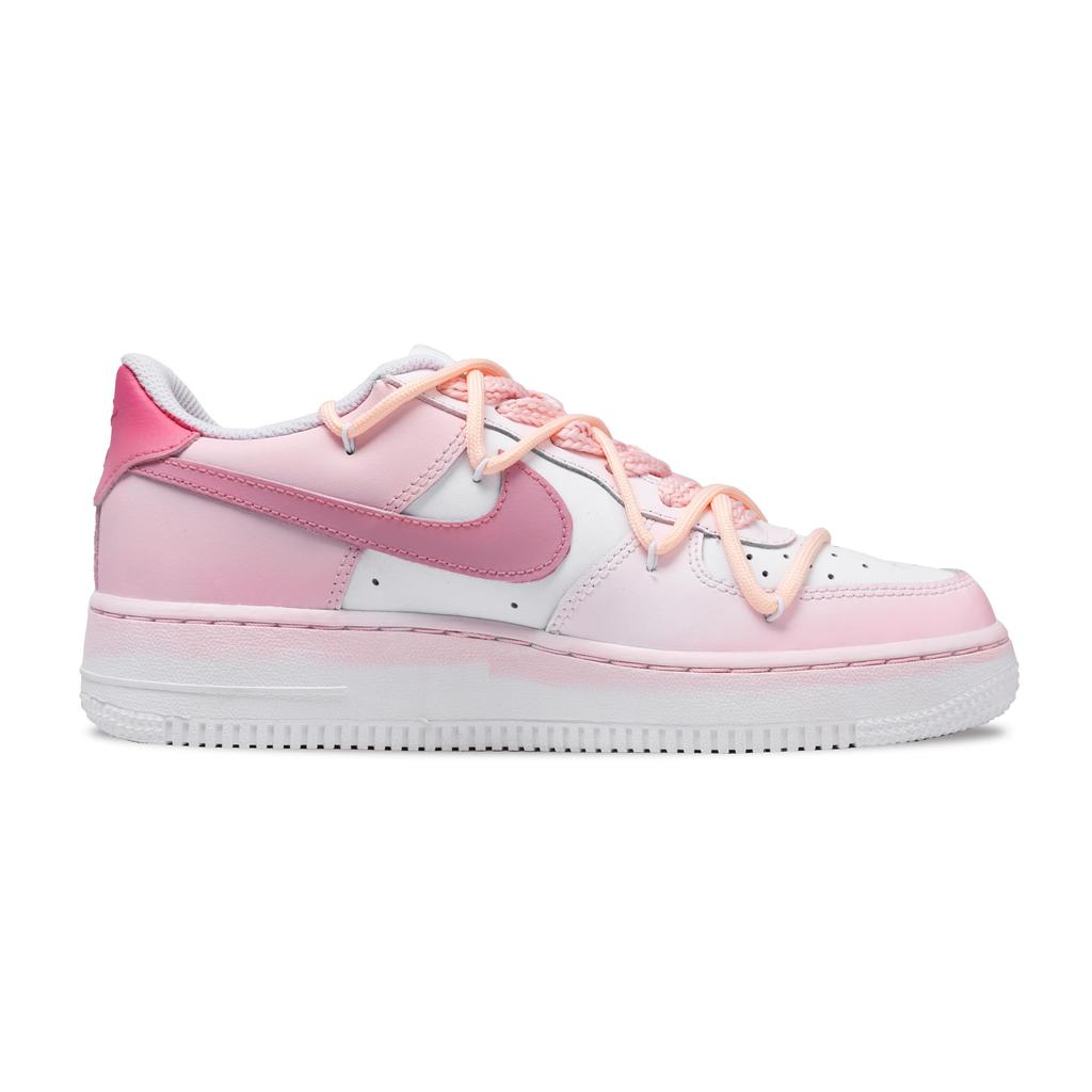Nike Air Force 1 Розовые Желания Коровья Кожа Нескользящие Износостойкие Низкие Скейтбордические Кроссовки Унисекс Розовые CW2288-111(Команда726-)
