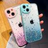 Luxury Bling Glitter Transparent Case For iPhone 14 11 12 13 Pro Max XS X XR 7 8 Plus SE 2020 Mini Shockproof Cases Cover