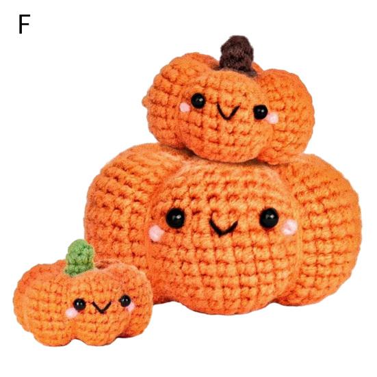 Детский набор для вязания крючком, милый пчелиный картофель, растение в горшке, пара кошек в форме, вязаная кукла, набор для вязания крючком для начинающих, принадлежности для вязания своими руками