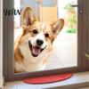 Wall Sticker Cute Animal Peeking Window Cling, Funny Cat/Dog/Donkey Sticker, Removable Electrostatic Film Static Decals for Bedroom Window,